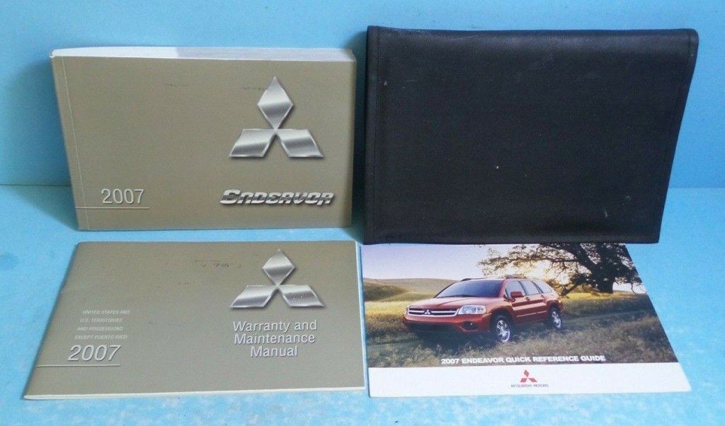 Picture of: 20 Mitsubishi Endeavor owners manual  eBay