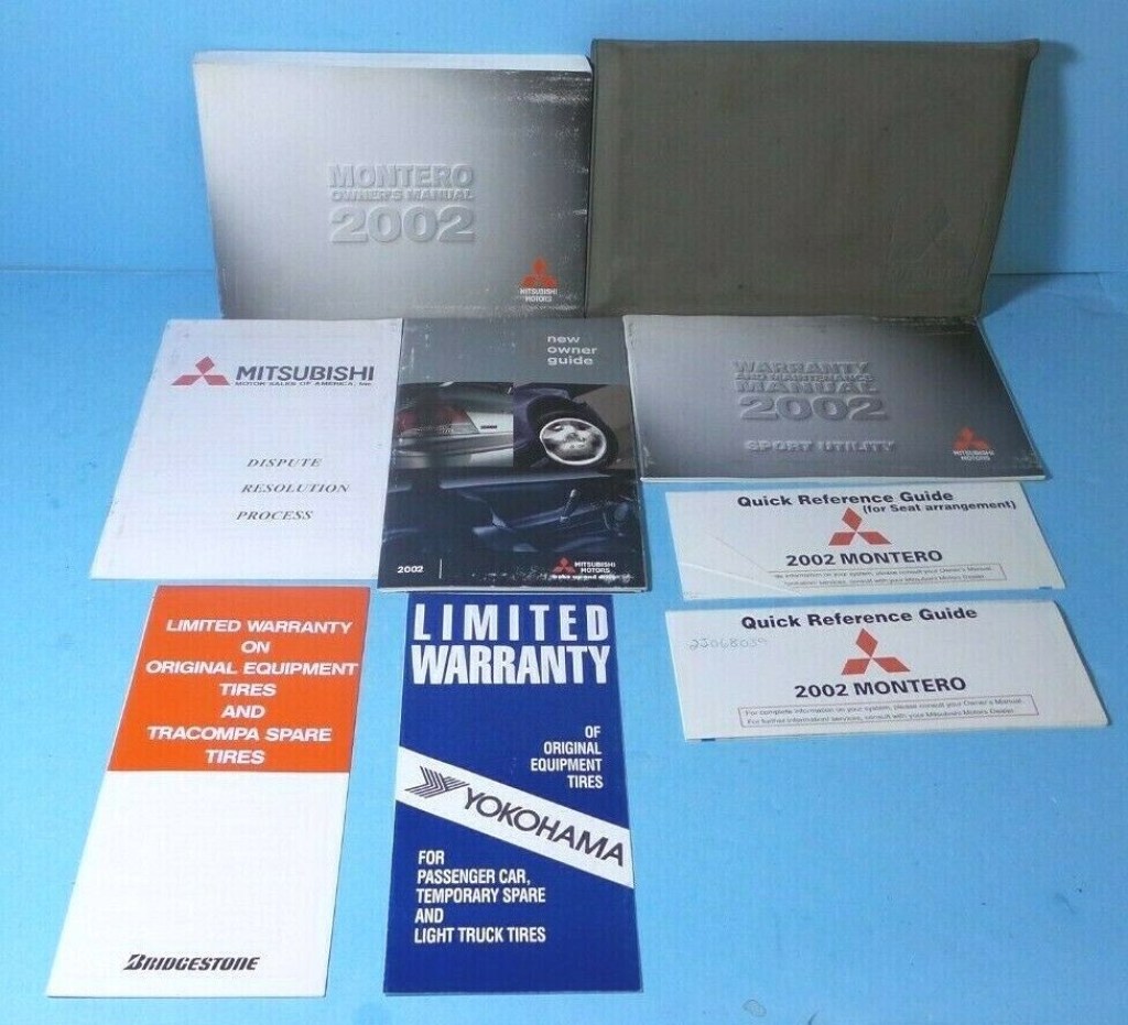 Picture of: 20 Mitsubishi Montero owners manual  eBay