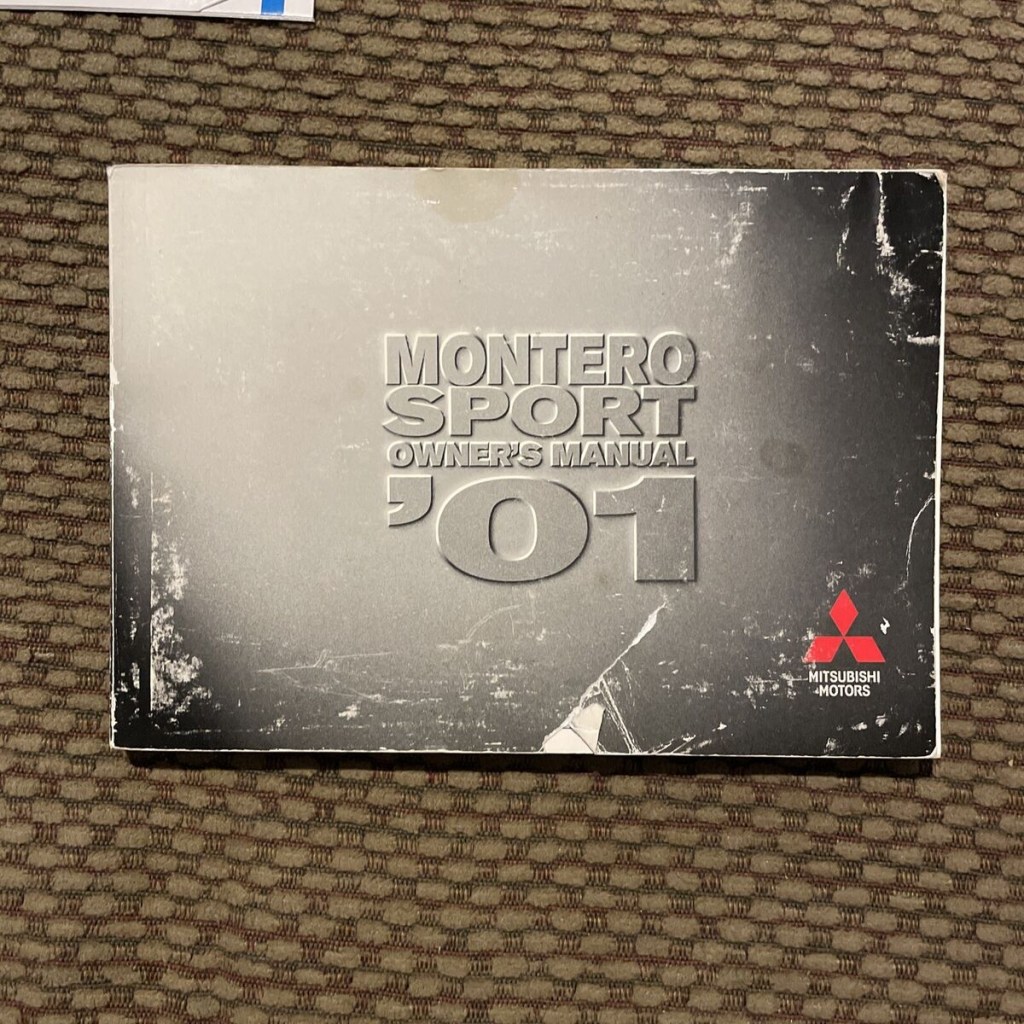 Picture of: 20 MITSUBISHI MONTERO SPORT OWNERS MANUAL GUIDE BOOK BOOKLET