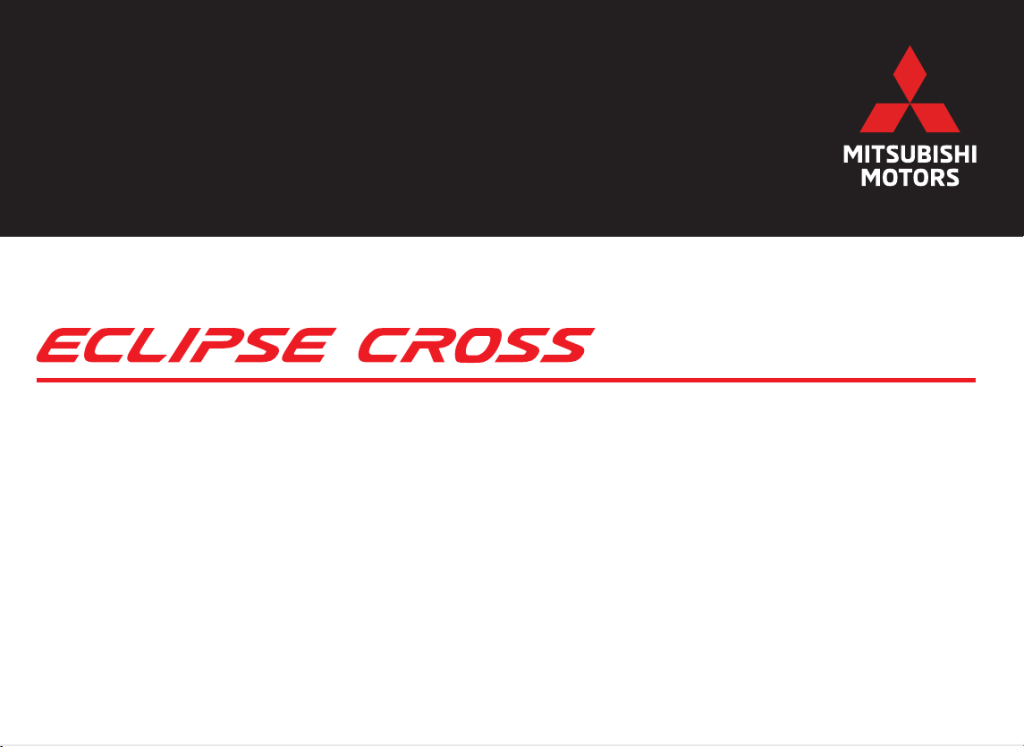 Picture of: Bedienungsanleitung Mitsubishi Eclipse Cross () ( Seiten)
