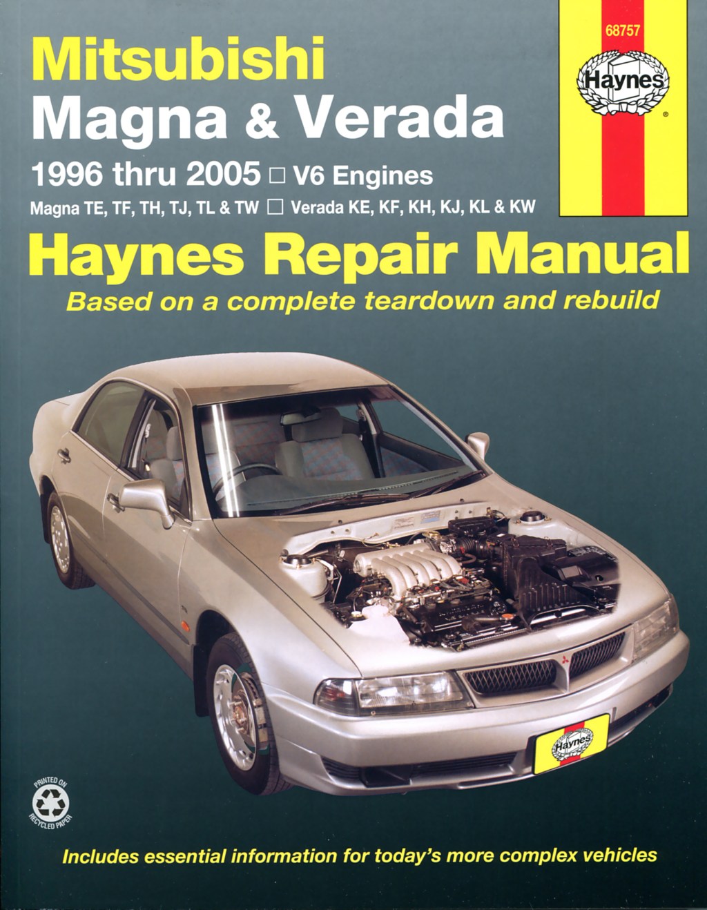 Picture of: Bundle: Mitsubishi Magna & Verada (-) Haynes Repair Manual