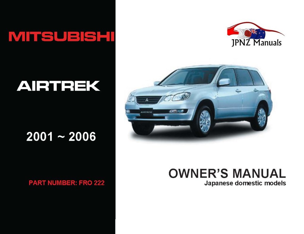 Picture of: Mitsubishi – Airtrek Car Owners User Manual In English   –