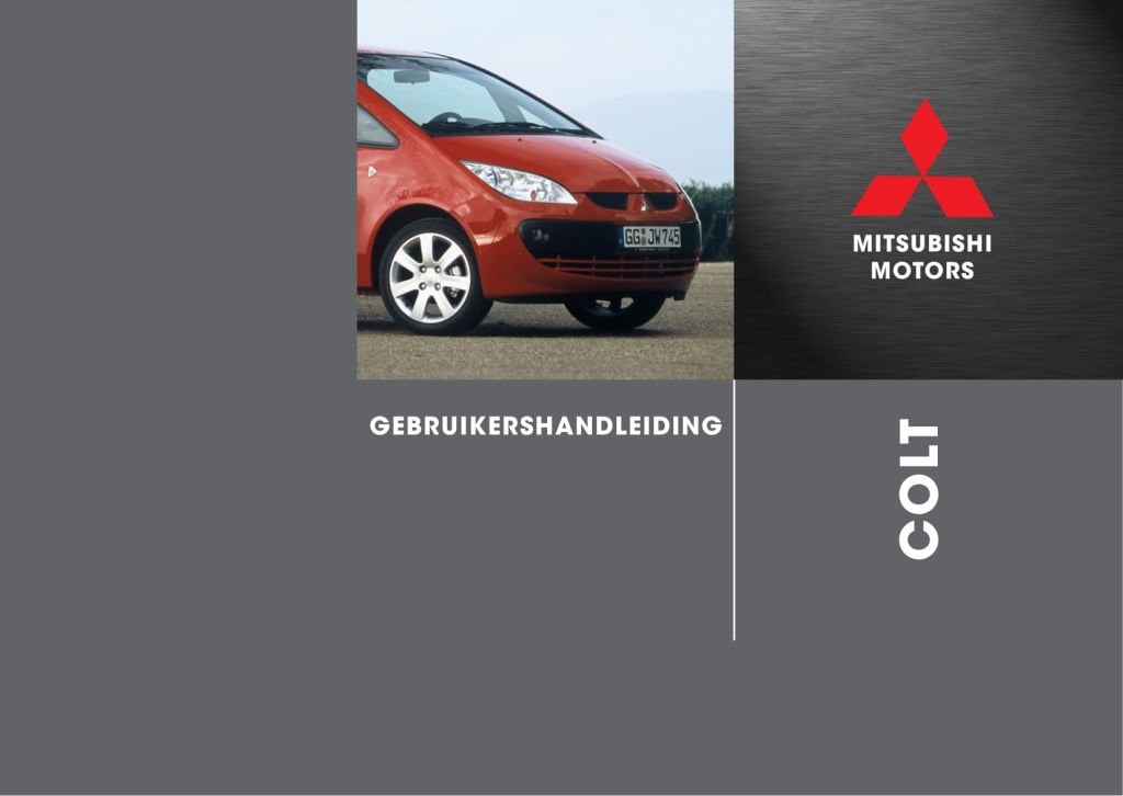 Picture of: – Mitsubishi Colt Owner’s Manual  Dutch