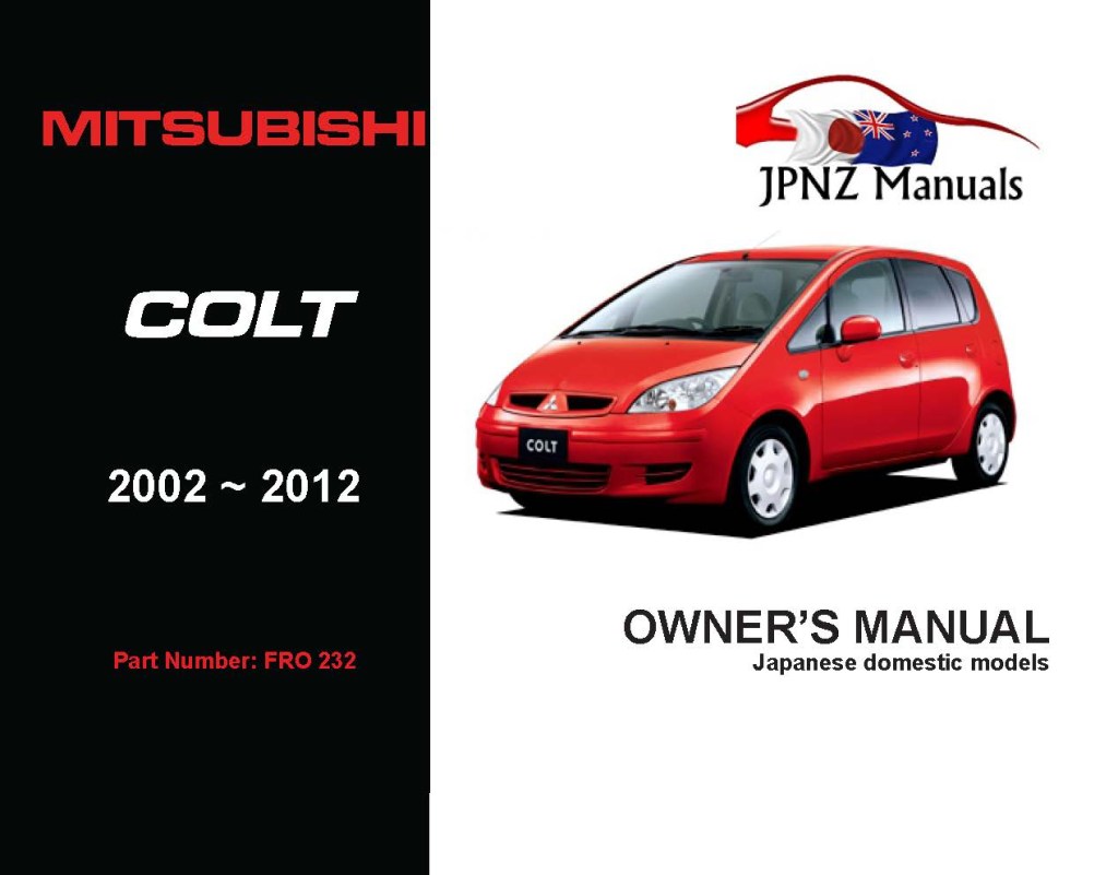Picture of: Mitsubishi – Colt Owner’s User Manual In English   –