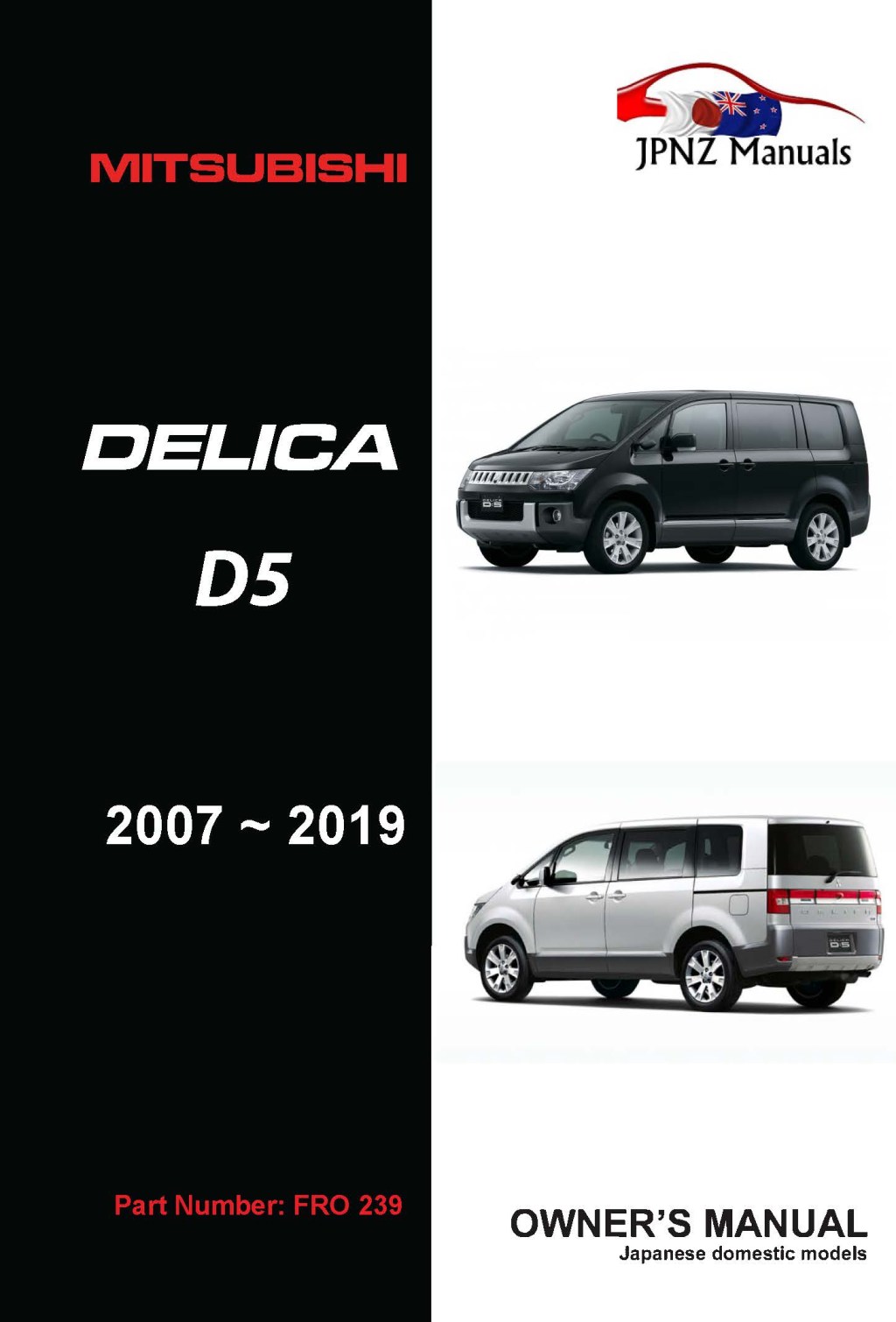 Picture of: Mitsubishi – Delica D owners user manual in English  –