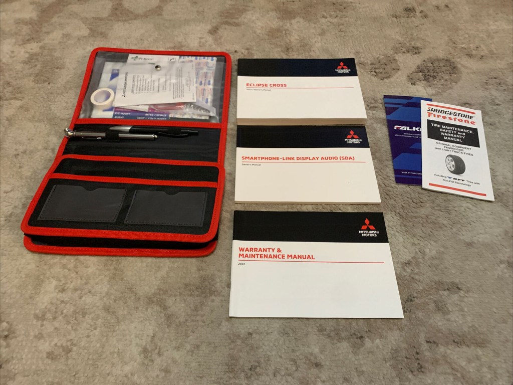 Picture of: Mitsubishi Eclipse Cross Owners Manual With Case And Navigation OEM