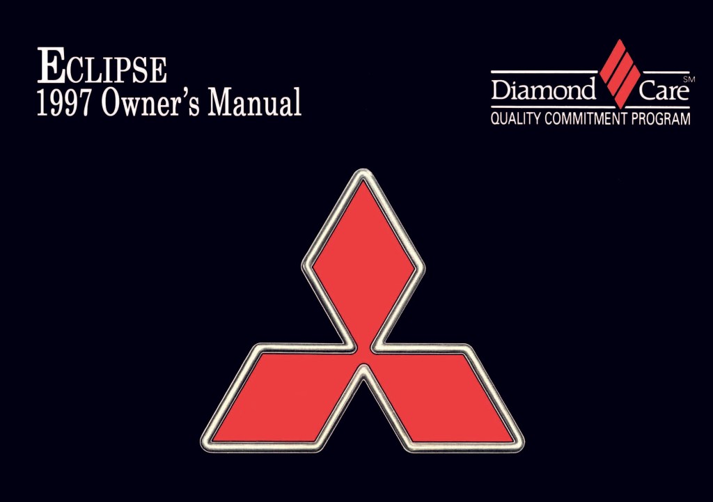 Picture of: Mitsubishi Eclipse Owner’s Manual  English