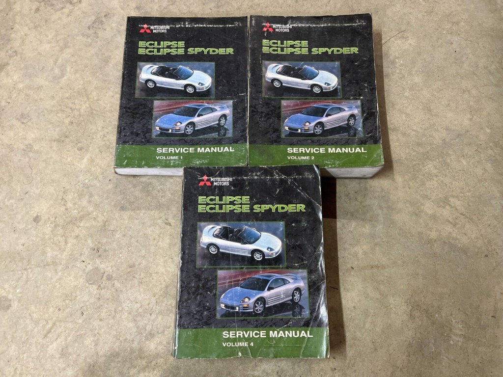 Picture of: Mitsubishi Eclipse Spyder Factory Repair Service Manual Set /  volumes OEM