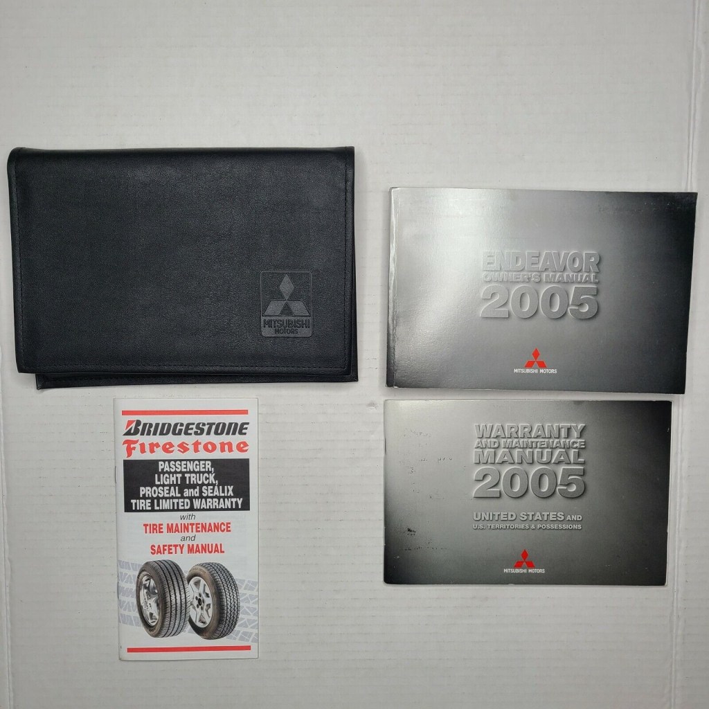 Picture of: Mitsubishi Endeavor Owners Manual Handbook Set with Case OEM — $  Shipping  eBay