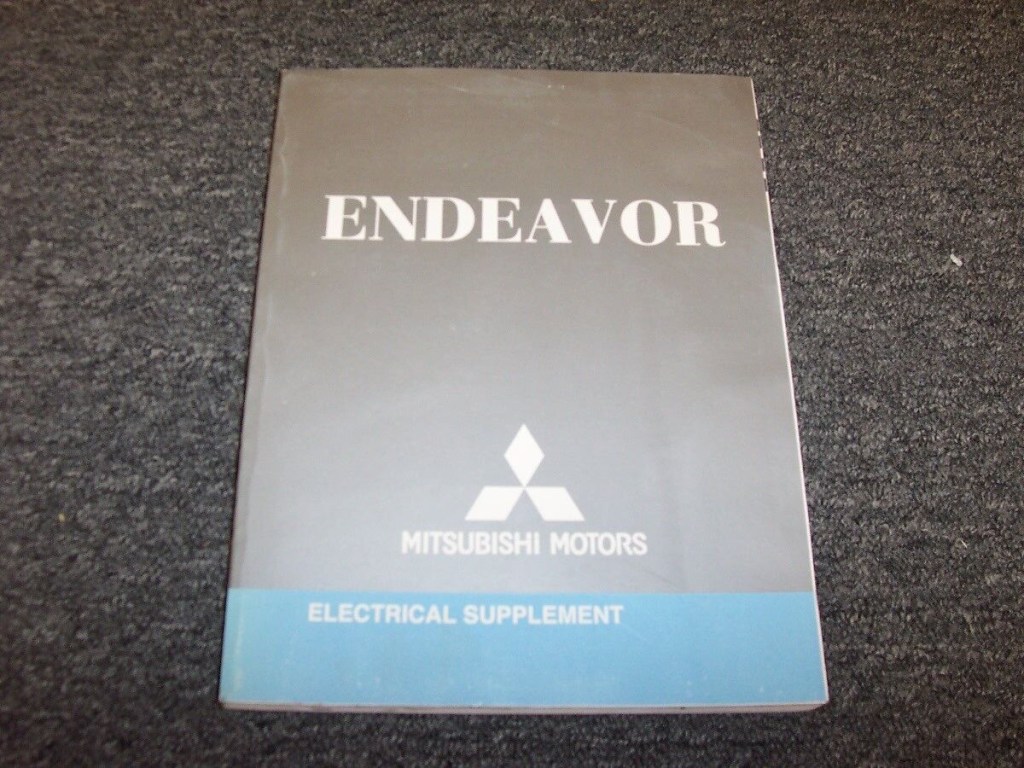 Picture of: Mitsubishi Endeavor SUV Electrical Wiring Diagram Manual Supplement LS  SE  eBay