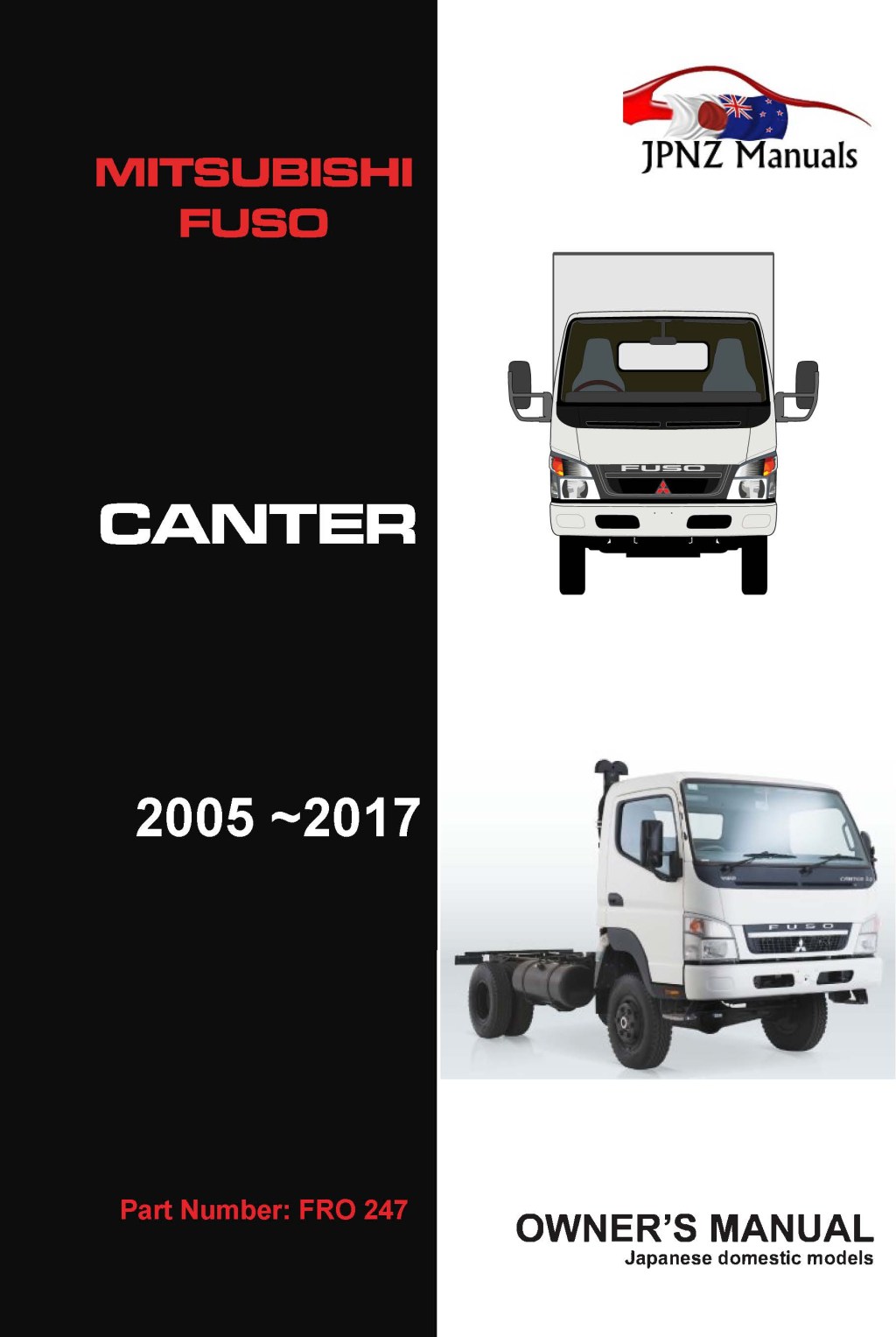 Picture of: Mitsubishi Fuso – Canter Truck owners user manual in English