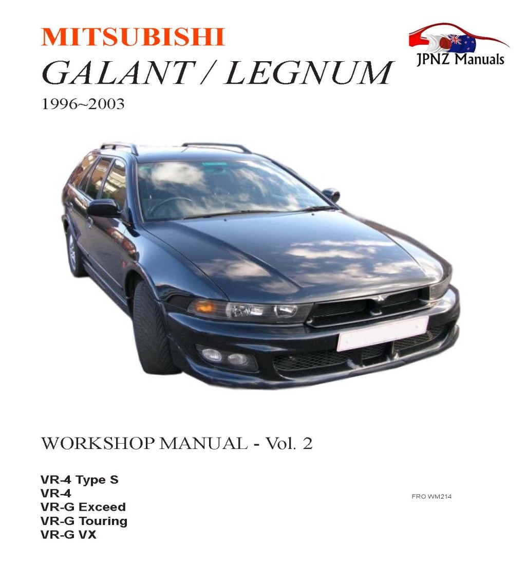 Picture of: Mitsubishi Galant Legnum Workshop Manual In English ~