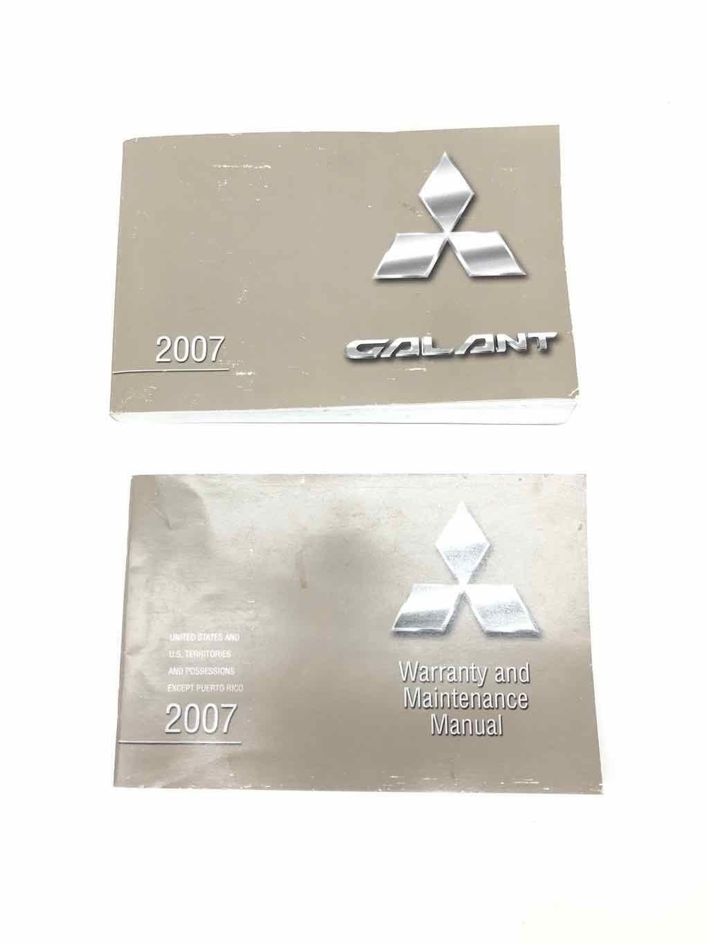 Picture of: Mitsubishi Galant Owner’s Manual w/Maintenance Booklet