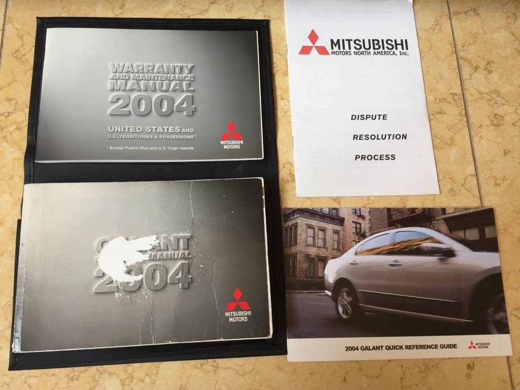 Picture of: Mitsubishi Galant owners manual Book Set free USPS shipping +  Tracking