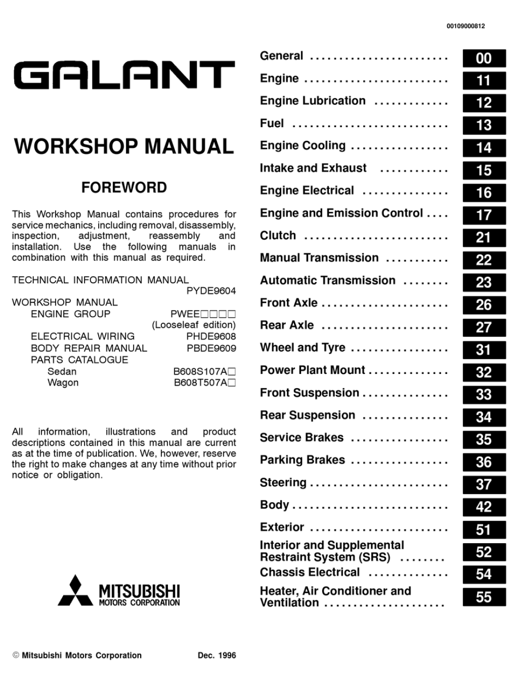 Picture of: MITSUBISHI GALANT WORKSHOP MANUAL Pdf Download  ManualsLib