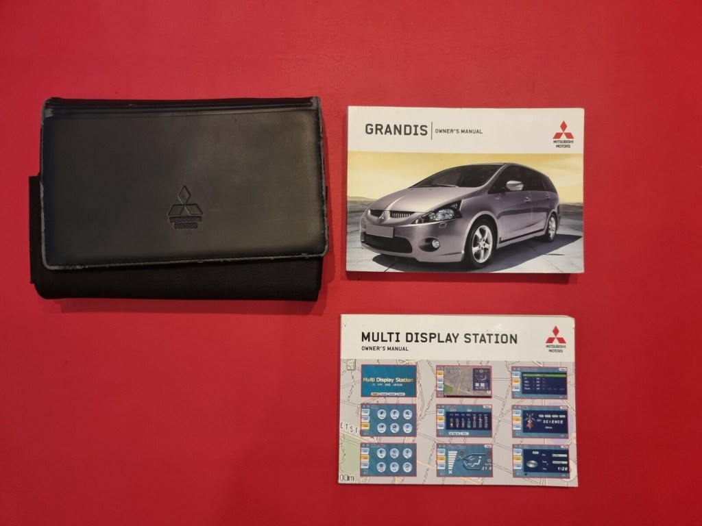 Picture of: –  Mitsubishi Grandis Owners Manual Handbook, User Guide Wallet