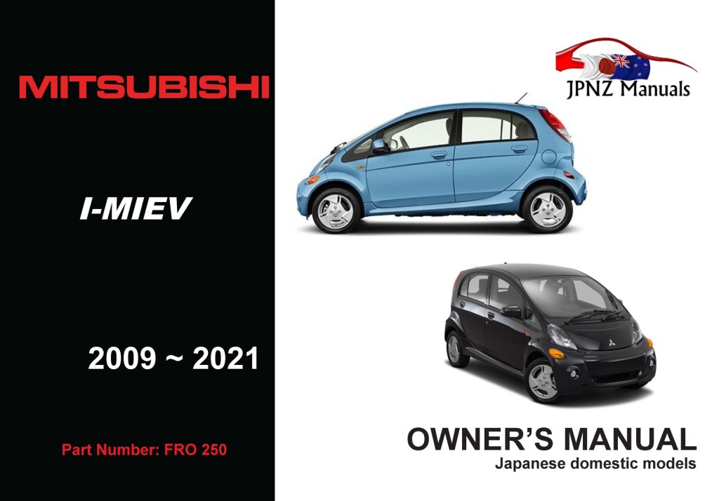 Picture of: Mitsubishi – I-MIEV owners user manual   –   In English