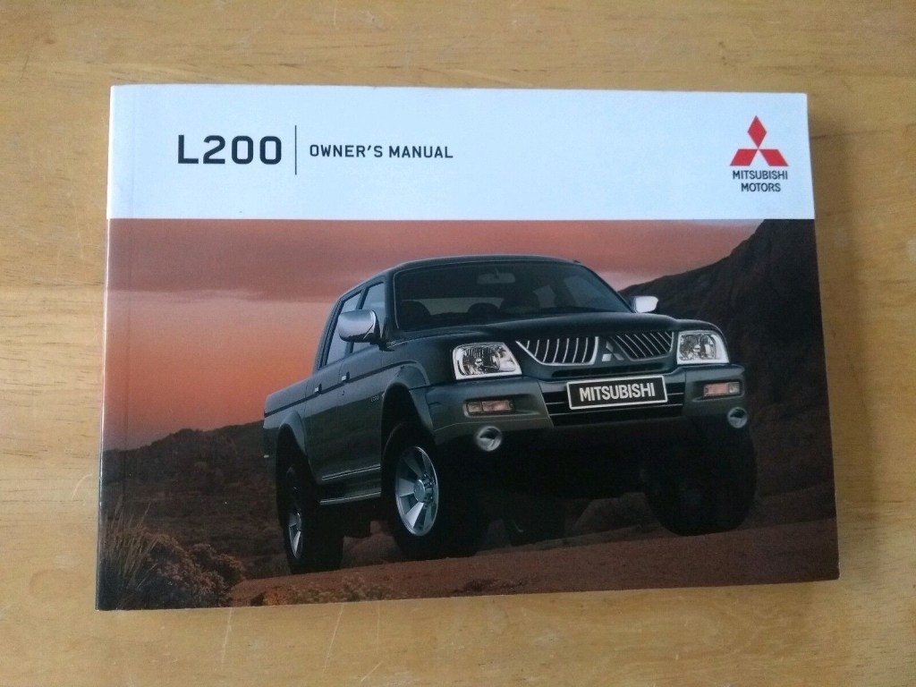 Picture of: MITSUBISHI l OWNERS MANUAL HANDBOOK 5 NOS PICK UP BOOK