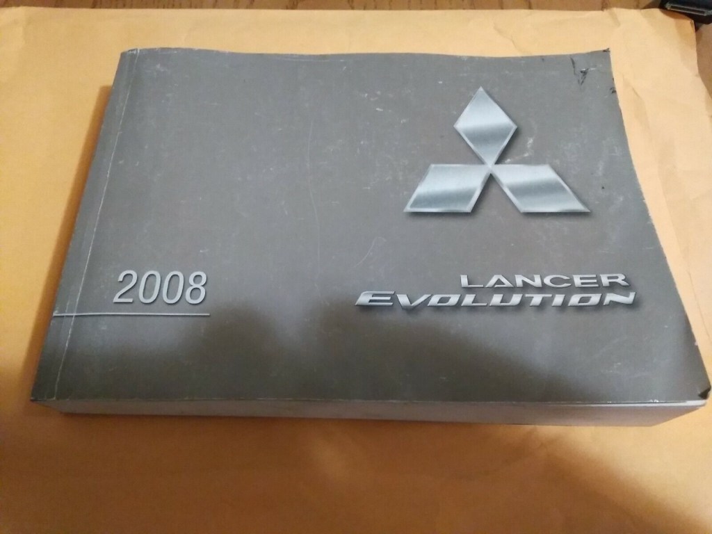 Picture of: MITSUBISHI LANCER EVOLUTION OWNERS MANUAL