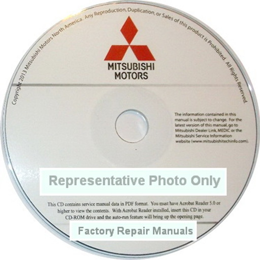 Picture of: Mitsubishi Lancer Factory Service Manual CD Original Shop