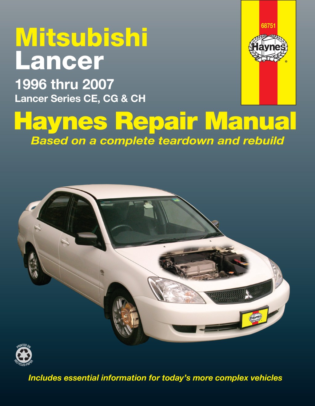 Picture of: Mitsubishi Lancer (-) Haynes Repair Manual (AUS)