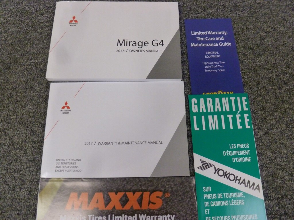 Picture of: Mitsubishi Mirage G Sedan Owner Owner’s Manual User Guide ES CVT SE