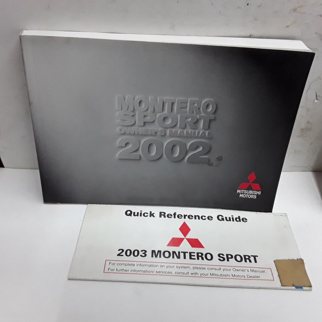 Picture of: Mitsubishi Montero Sport Owners Manual  eBay