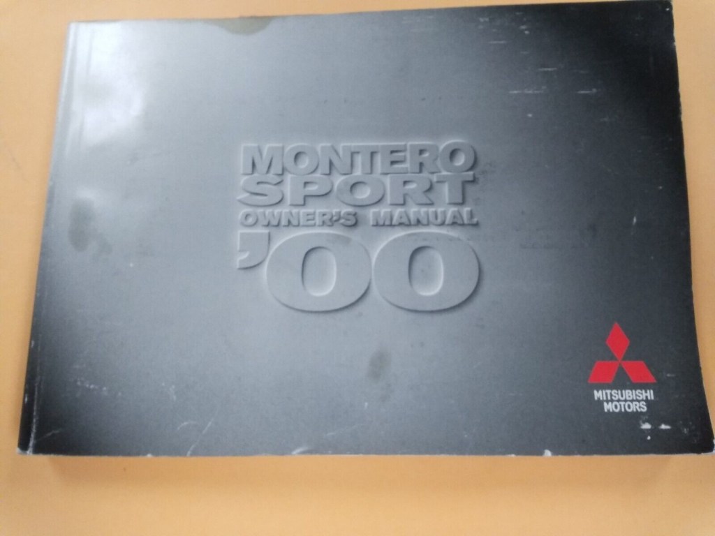 Picture of: MITSUBISHI MONTERO SPORT OWNERS MANUAL
