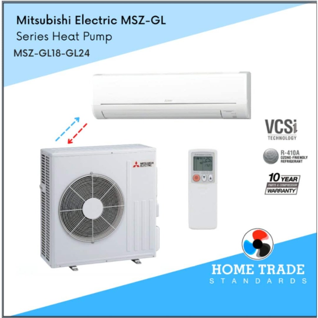 Picture of: Mitsubishi MSZ-GL Series Ductless Heat Pump Services  Toronto & GTA