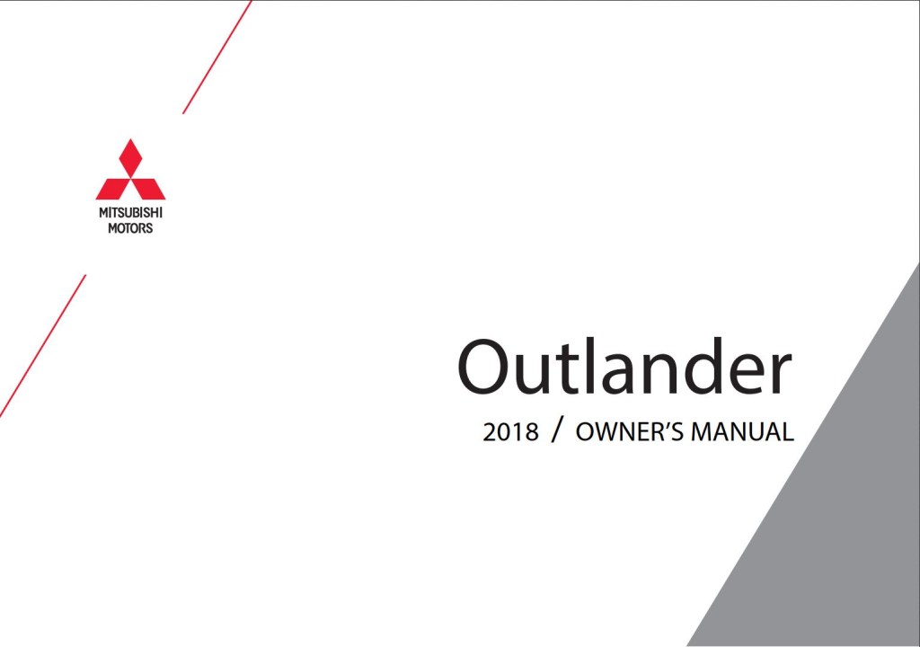 Picture of: Mitsubishi Outlander III  Owner’s Manual – Download In PDF For