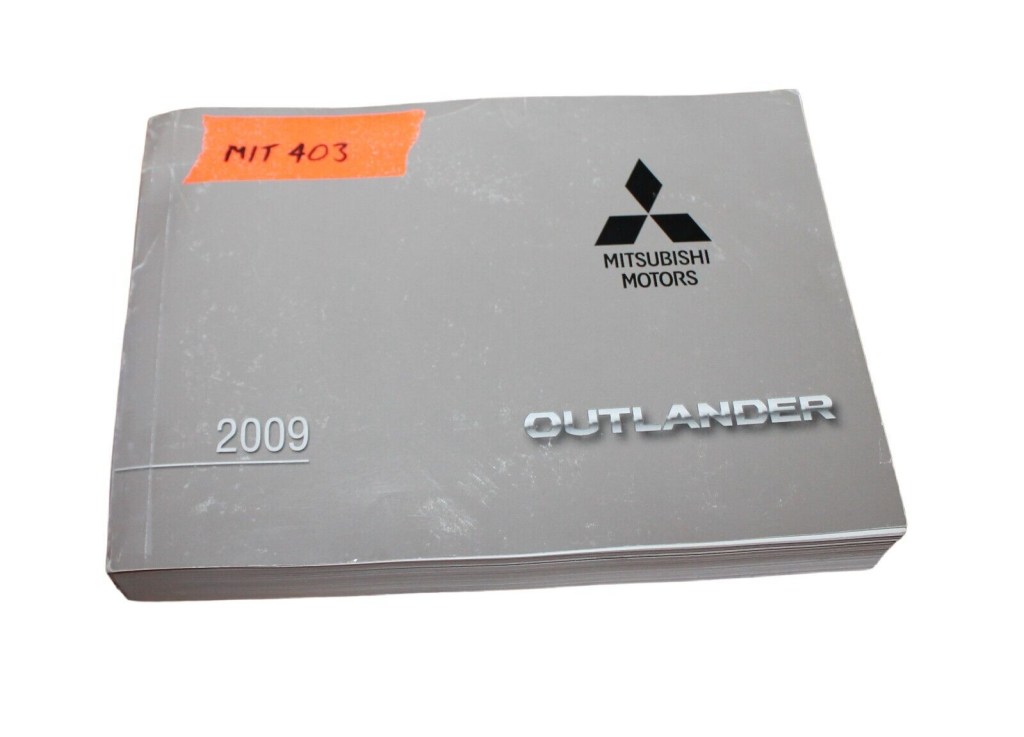 Picture of: Mitsubishi Outlander owners manual Mit  eBay