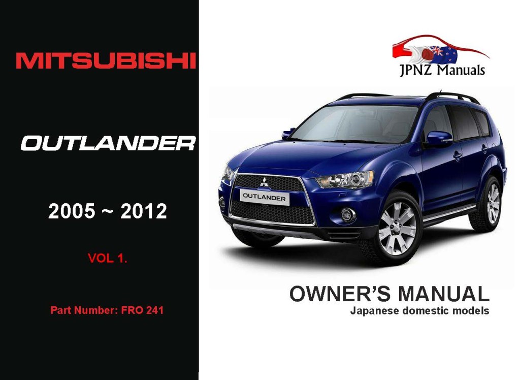 Picture of: Mitsubishi – Outlander Owners User Manual In English   –