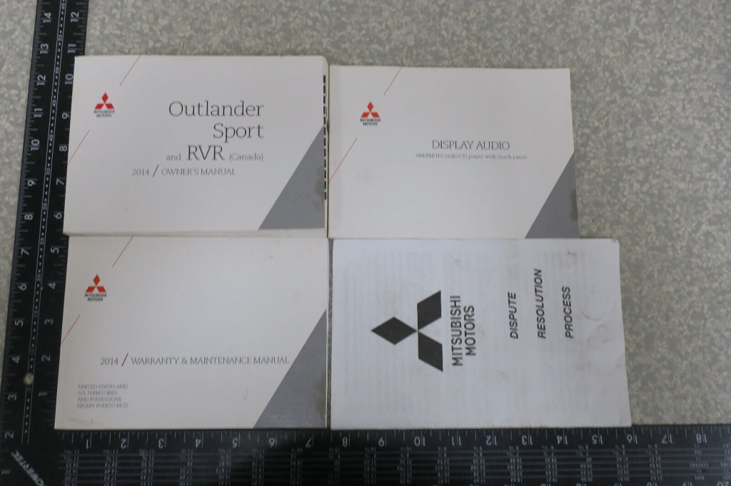 Picture of: MITSUBISHI OUTLANDER SPORT AND RVR OWNER’S MANUAL BOOK OM