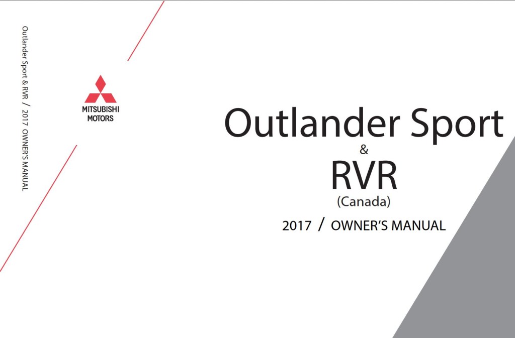 Picture of: Mitsubishi Outlander Sport RVR  Owner’s Manual – Download In