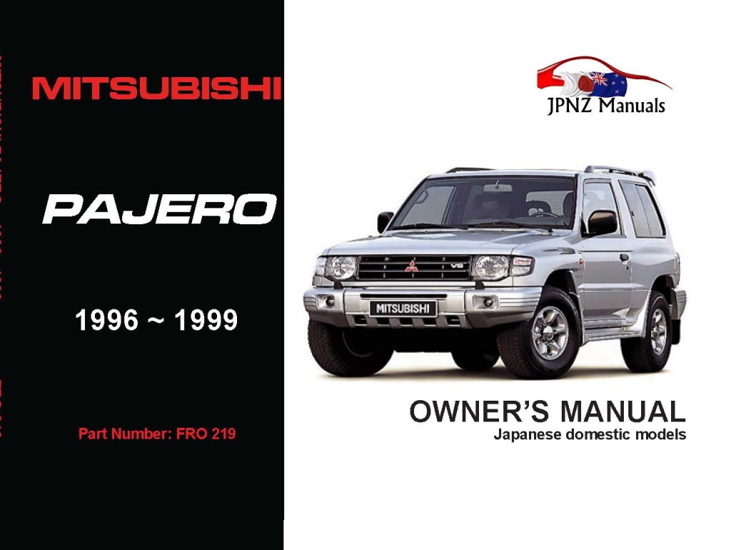 Picture of: Mitsubishi – Pajero GDI Owner’s User Manual In English   –