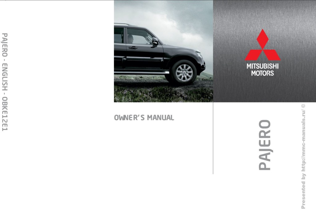 Picture of: Mitsubishi Pajero IV MY  Owner’s Manual – Download In PDF For Free