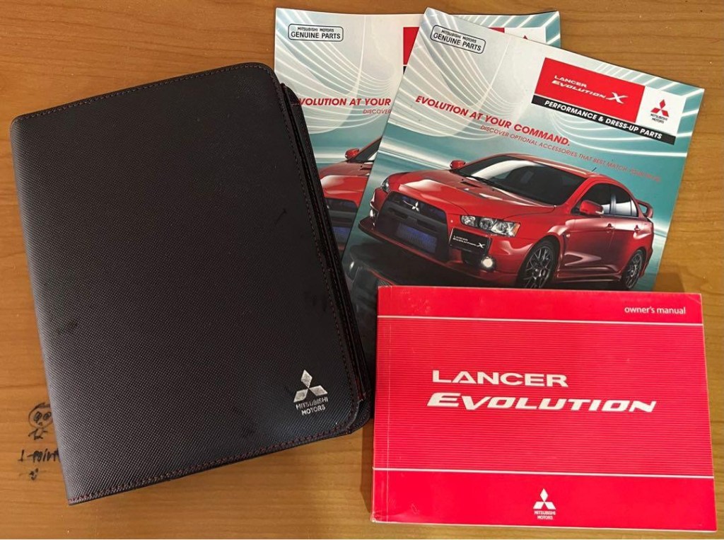 Picture of: Original Lancer Evolution X Owner’s manual in ENGLISH, Car