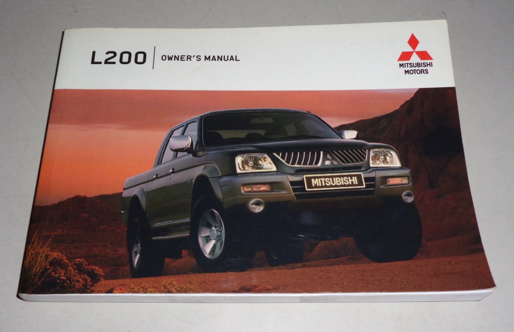 Picture of: Owner´s Manual / Handbook Mitsubishi L  Typ KT Single / Double Cab 4