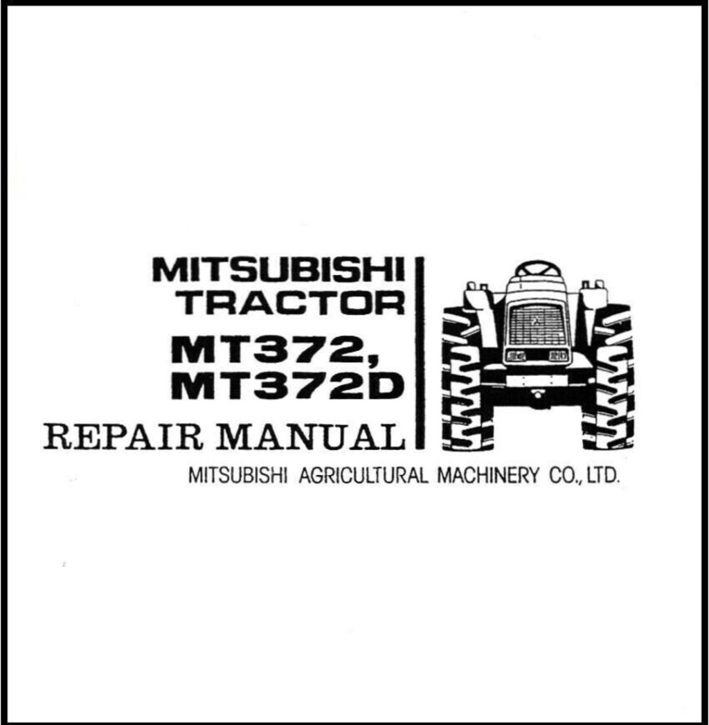 Picture of: Technical Tractor Repair Manual MT & MTD Mitsubishi – Etsy
