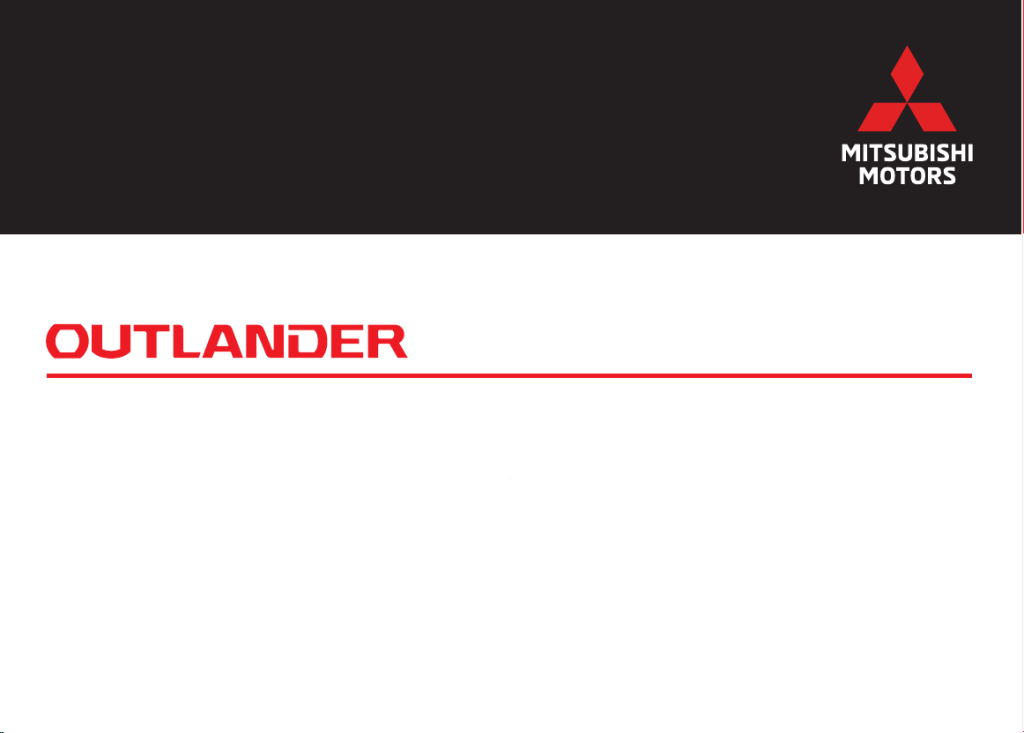 Picture of: User manual Mitsubishi Outlander () (English –  pages)