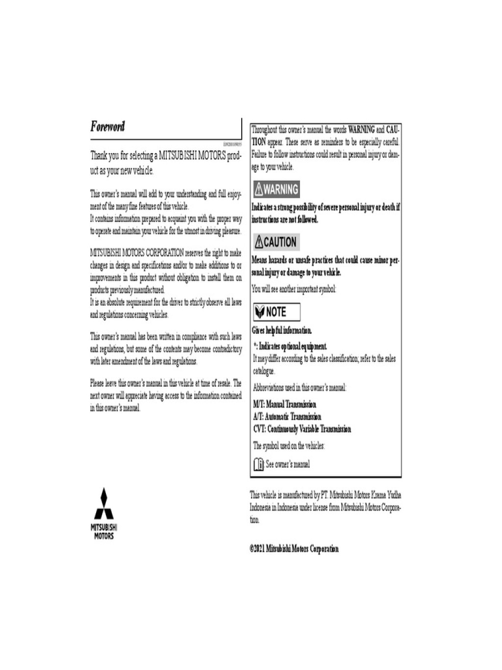 Picture of: Xpander Manual  en  PDF  Gasoline  Manual Transmission